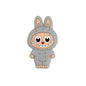 Silicone Focal Beads Bunny Characters Standing Upright 20pcs 5