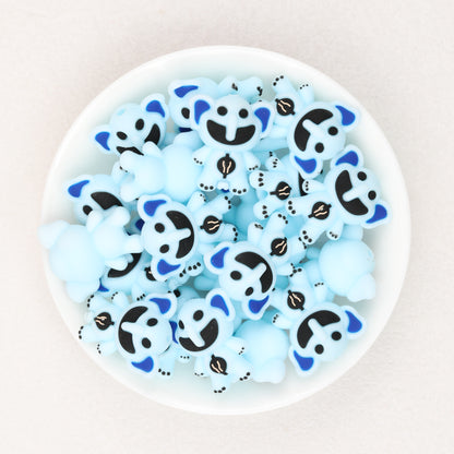 Colorful 3D Animal Monster Silicone Focal Beads 20pcs 7