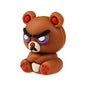 Silicone 3D Focal Beads Angry Animal Front Facing Expression 12