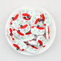 Four Color Camping Vehicle Silicone Focal Beads 20pcs 6