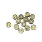 Portrait Metal Beads 10mm Virgin Mary Antique Copper Alloy 50pcs