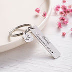 Alloy Drive Safe Couple Keychain Stainless Steel Gold Silver 3