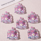 Fantasy Castle Resin Beads 24mm for Jewelry Making 20pcs 2
