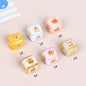 Adorable Capybara Printed Square Resin Beads 14mm 10pcs 5