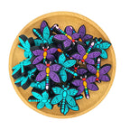 Silicone Focal Beads Dragonfly Dotted Tails Flat 1 Piece 4