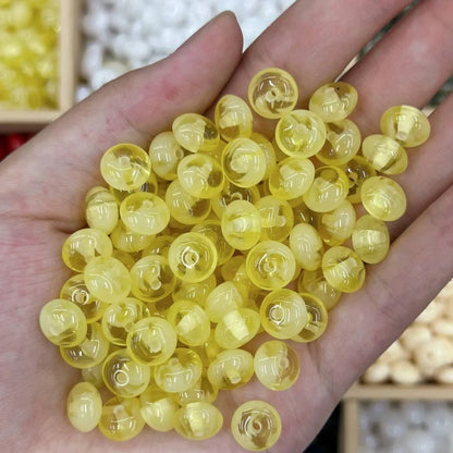 Resin Spacer Beads 10mm Oil Painting Texture 60pcs 7