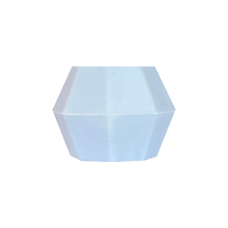 18mm Faceted Silicone Beads Colorful Geometric Shape 50pcs 17