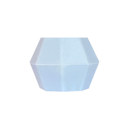 18mm Faceted Silicone Beads Colorful Geometric Shape 50pcs 17