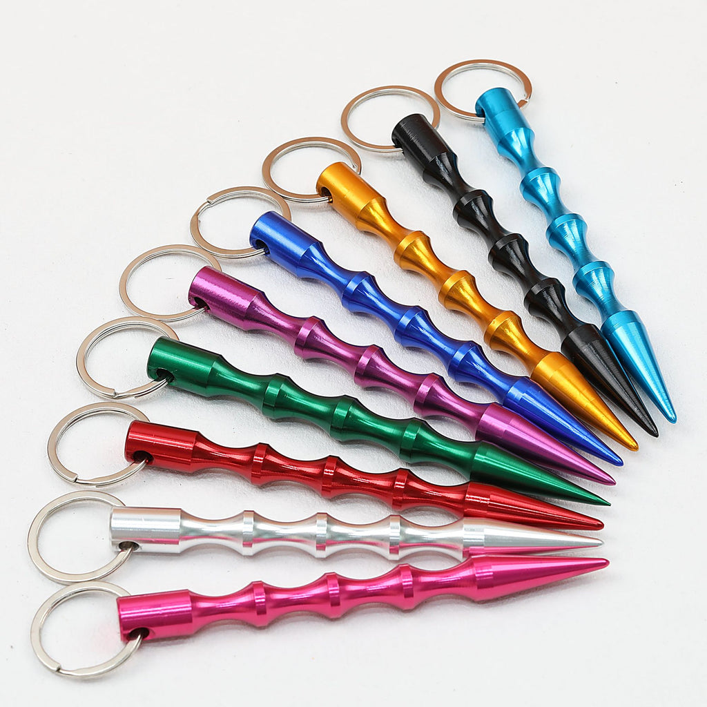 Self Defense Keychain Alloy Aviation Aluminum Bamboo Design
