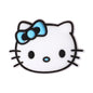 Silicone Focal Beads KT Cat Head With Pink and Red Bow 20pcs 7