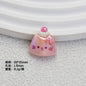Glossy Plating Tiny Cute HK Kitten Resin Beads 10pcs 11
