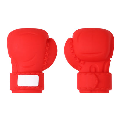 Silicone 3D Focal Beads Boxing Gloves White Label 20pcs 13