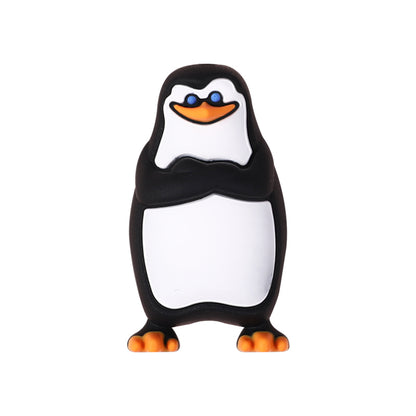 Silicone 3D Focal Beads Penguins Of Madagascar Animated Characters 20pcs 14