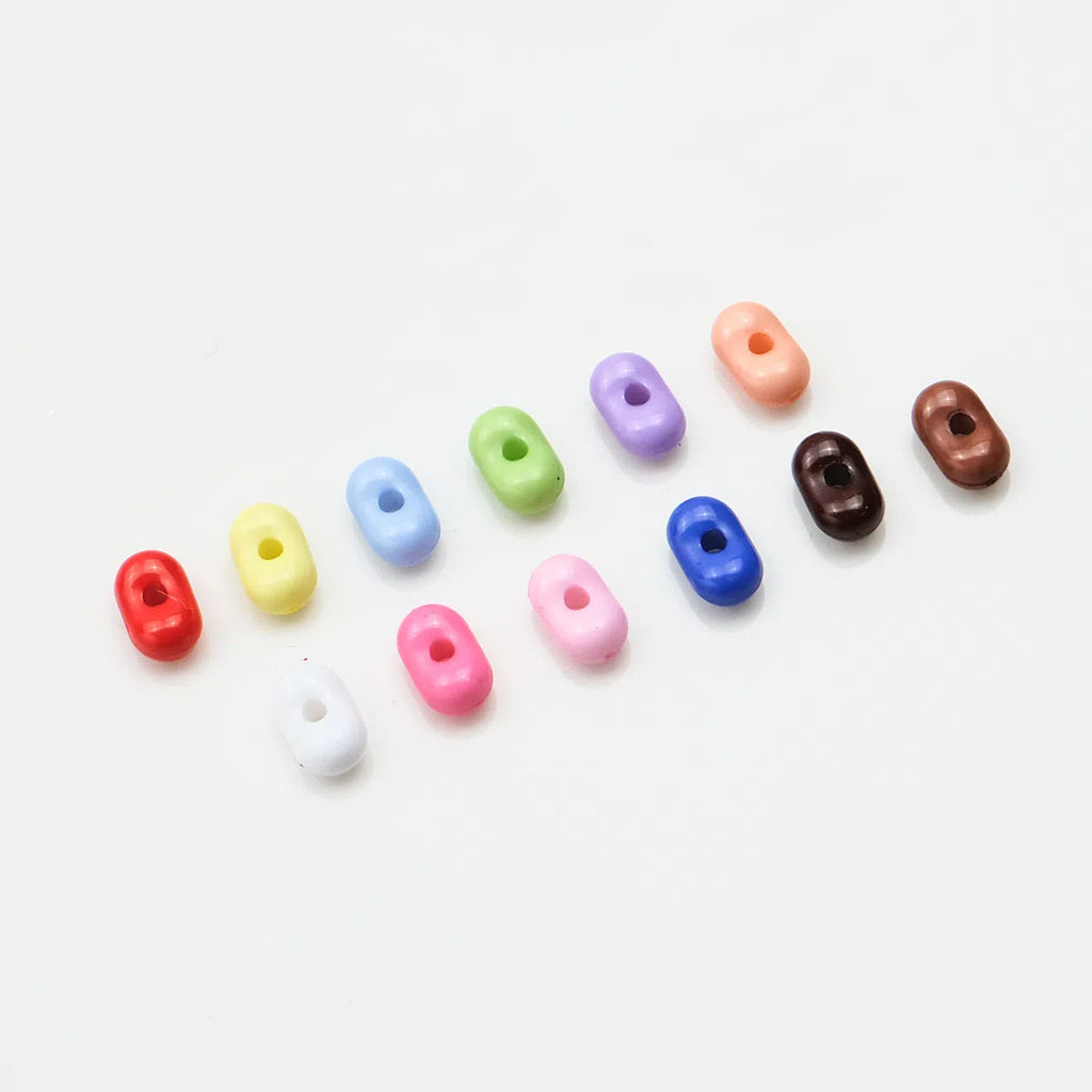Acrylic Peanut Spacer Beads 6mm Glow In The Dark 200pcs 2