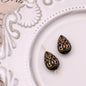 Gilded Beauty Avatar Acrylic Beads 18mm Artistic Vintage 30pcs 8