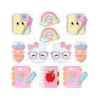 Silicone Focal Beads Learning Stationery ABC Pencil Rainbow 20pcs 4