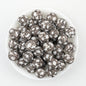 15mm Leopard Print Pattern Silicone Round Beads 50pcs 4