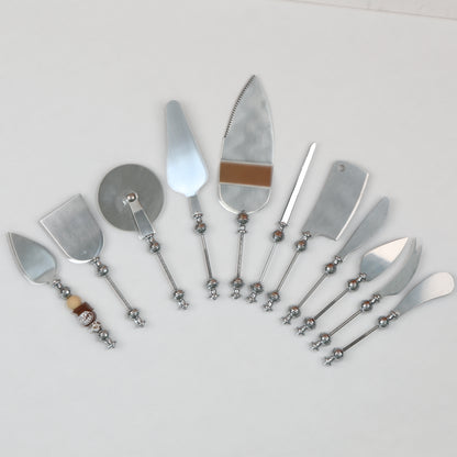 Beadable Pizza Spatula Bread Butter Cutter Stainless Steel Multi Tool