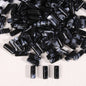 Dual-Color Tube Acrylic Beads 18x7mm Glossy Swirls 200pcs 12