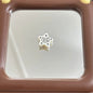 White Doodle Kitten Star Acrylic Beads 19mm Glossy 10pcs 5