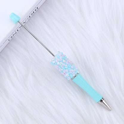 Beadable Pen with Creative Sequin Petal Decoration 16