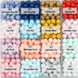 50pcs 15mm Solid Color Round Silicone Beads-32 Colors（33-64） 4