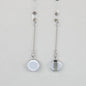 Beadable Badge Reels Retractable ID Keychain Clip - Transparent white