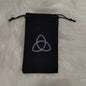 Tarot Card Velvet Drawstring Bags Celestial Esoteric Design 5pcs 18x11.5cm 15