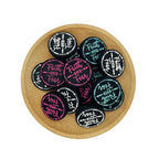 Silicone Focal Beads Faith Over Fear Circle Badge Arrow Accents 20pcs 5