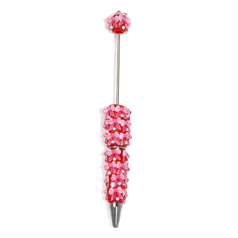 Clay Ribbon Butterfly Beadable Pen 5 Pcs 11