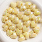 Faceted Heart Acrylic Beads 17.5mm Pastel Vibrant Mixed 10pcs 10