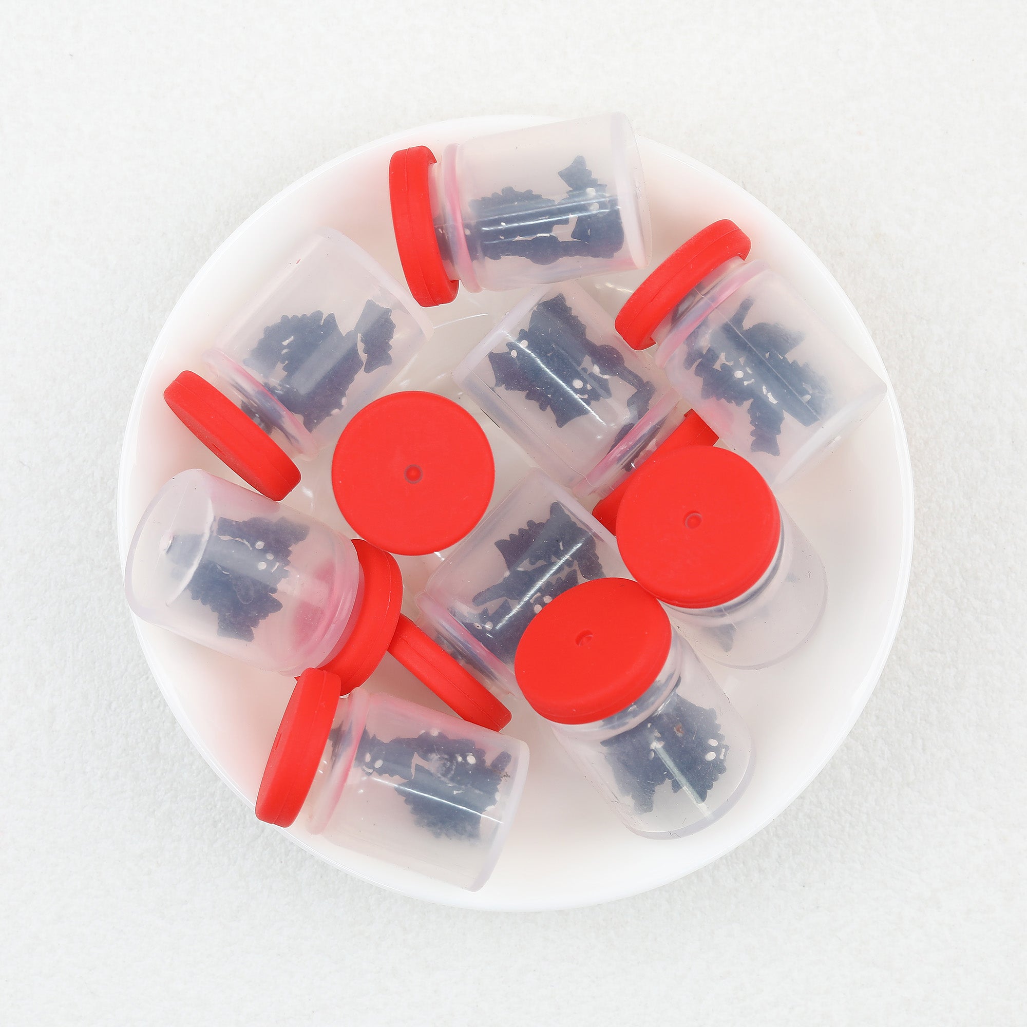 3D Black Bat Silicone Focal Beads Wholesale, Halloween Bottle Design