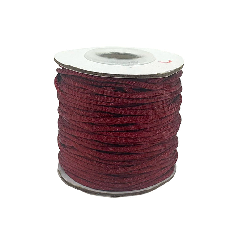 Nylon Beading Cord 2mm Bright Gold Yellow Smooth Satin Finish 414 Yards 7