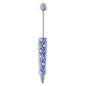 Beadable Pen with Rhinestone Pearl Chain Multicolor Rotating 5 Pcs 7