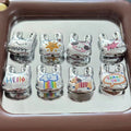 Plating Cartoon Handbags Acrylic Beads 25mm Silver 10pcs
