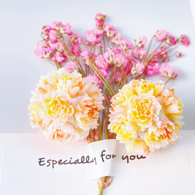 Flower Clay Beads 22mm Multicolor Peony Balls Polymer 10Pcs 5