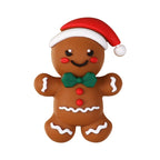 Silicone 3D Focal Beads Christmas Gingerbread Man Santa Claus Gift 20pcs 14