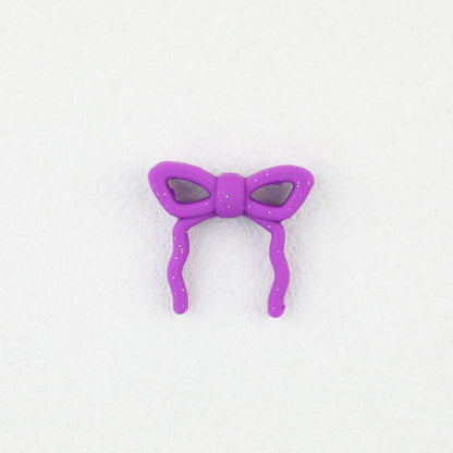 Colorful Bow Silicone Focal Beads with Hole 20 pcs 7