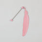Beadable Feather Bookmarks Metal Colorful Detailed 13g - Candy Pink