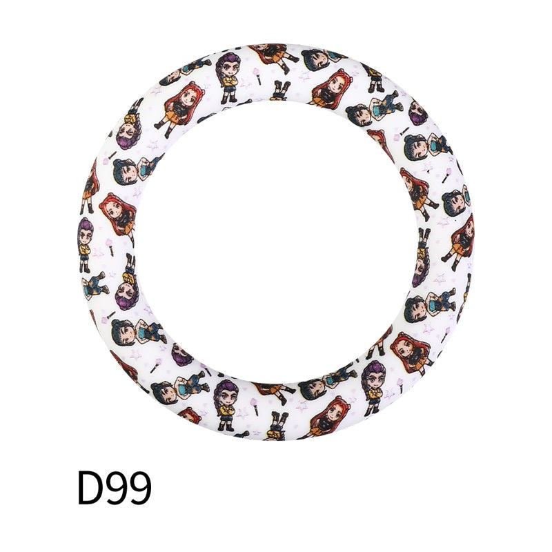 65mm Printing circular silicone rings 98