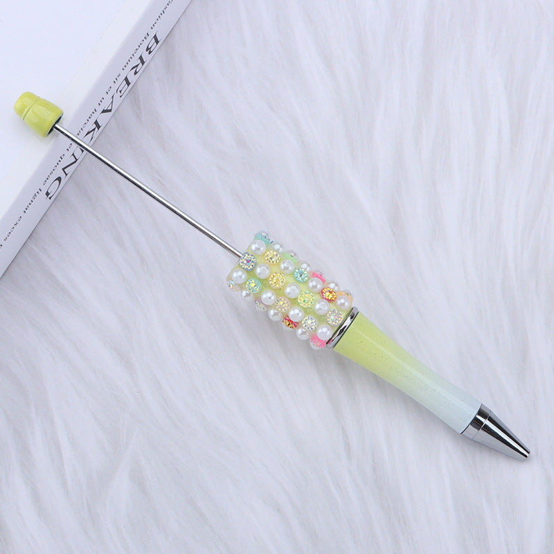 Colorful Pearl Gradient Round Ballpoint Pen Plastic 13