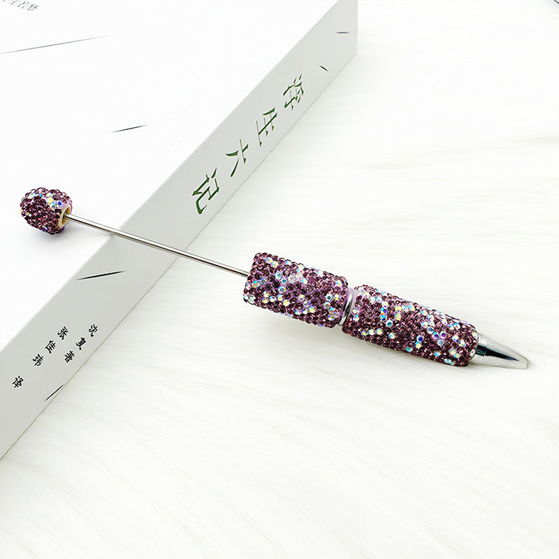 DIY Creative Exquisite AB Rhinestones Beadable Pen 5