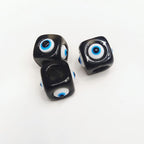 Evil Eye Resin Tube Beads 12mm Glossy Colorful 20pcs 3