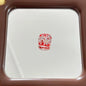 Transparent Square Acrylic Beads 16mm Apple and Kitten Printed 10pcs 5