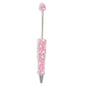 Beadable Pen with Rhinestone Pearl Chain Multicolor Rotating 5 Pcs 14