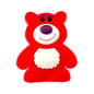 Silicone Focal Beads Bear Smiling Face Matte Finish 20pcs