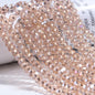 Electroplated Flat Glass Beads 8mm Colorful Mixed 10 Strands 11