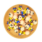 Silicone 3D Focal Beads Charlie Brown Standing Smiling 1pcs 2