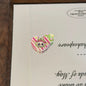 Heart Acrylic Beads 25mm Cartoon Character Printed 10pcs 4