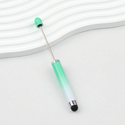 Gradient Color 3 In 1 Beadable Stylus Pens Plastic Body 7